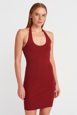 Geribbelde Bodycon Mini-jurk