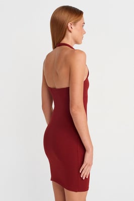 Geribbelde Bodycon Mini-jurk