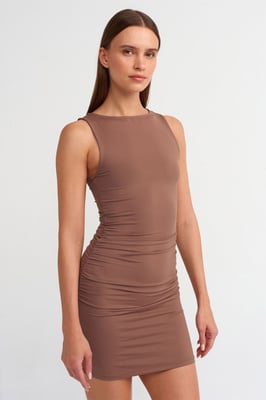 Bodycon Mini-jurk met Drapé