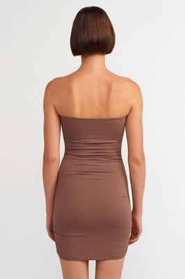 Strapless Bodycon Mini Jurk