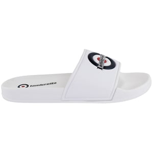 Lambretta Pace Mens White Sliders