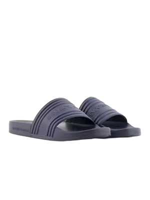Emporio Armani heren slippers met adelaarmotief