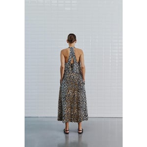 WithBlack Wblamina talia sl midi dress