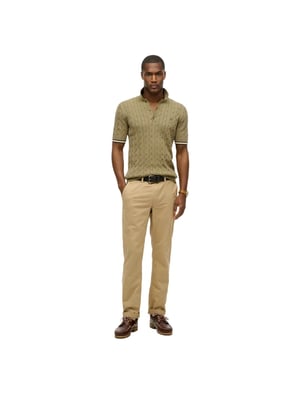 Superdry gebreide poloshirt voor heren