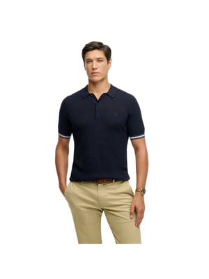 Superdry Essential gebreide poloshirt voor heren
