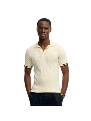 Superdry gebreide poloshirt voor heren