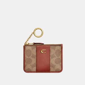Essential Mini Id Card Case In Signature Canvas