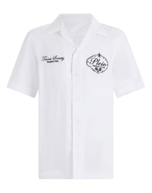 Linen Bowling Shirt Tennis Club