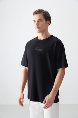 Oversized Katoenen Gedrukt T-Shirt