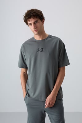 Oversized Geprinte Crew Neck T-shirt