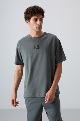 Oversized Geprinte Crew Neck T-shirt