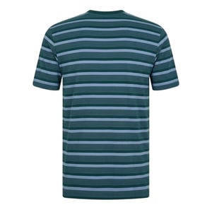 Original Penguin Heren gestreept T-shirt met ronde hals (Bug juni)