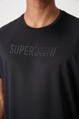 Heren Gedrukt Ronde Hals T-Shirt