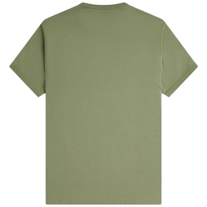 Fred Perry Ringer T-Shirt Olive Mint Green