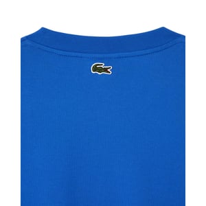 Lacoste Heren Zwaar Katoenen T-Shirt (Blauw)
