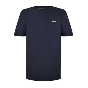 Boss Mens Logo Regular T-Shirt (Marinblått)