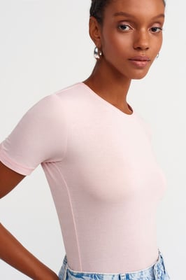 Dames Slim Fit Ronde Hals T-Shirt