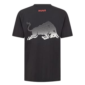 Hugo Heren Vcarb Regular T-Shirt (Zwart)