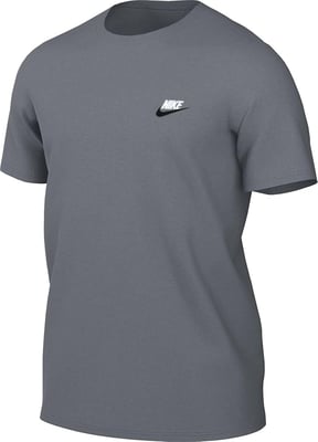 Nike Grey White Sportswear Club T Shirt
