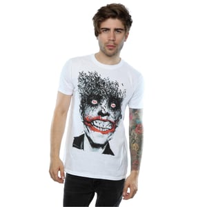 DC Comics Mens Batman The Joker Bats T-Shirt (White)