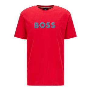Boss Heren Hbw Logo T-Shirt (Helder rood)