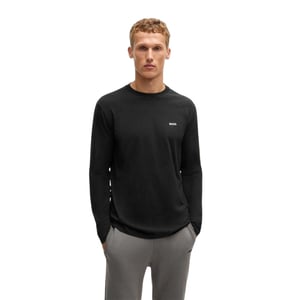 Boss Heren Klassiek Logo Regular T-Shirt (Zwart)