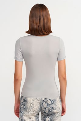 Dames Slim Fit Ronde Hals T-Shirt