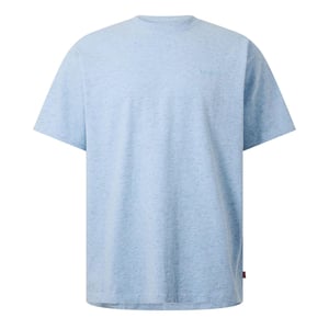 Levis Mens Authentic Vintage T-shirt med flikdetaljer (Ljusblå)