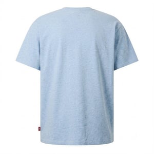 Levis Mens Authentic Vintage T-shirt med flikdetaljer (Ljusblå)