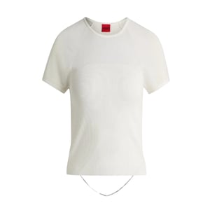 Hugo Dames/Dames Slevetta Slim Raglan T-shirt (Natuurlijk)
