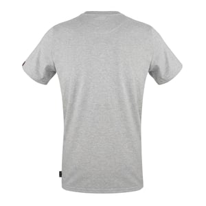 Aquascutum Heren Shield Logo Jersey Crew Neck T-Shirt (Grijs)