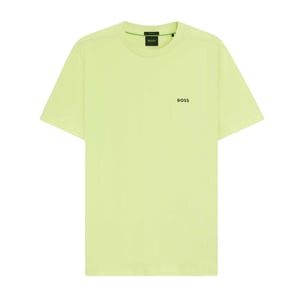 Boss Mens Logo Regular T-Shirt (Lime)