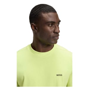 Boss Mens Logo Regular T-Shirt (Lime)