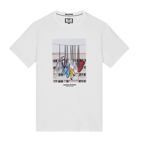 Weekend Offender Heren Trainers T-Shirt (Wit)