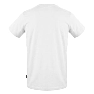 Aquascutum Heren-T-shirt met contrasterende strepen en logo (Wit)
