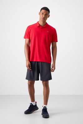 Heren Polo T-Shirt Met Logo Borduursel