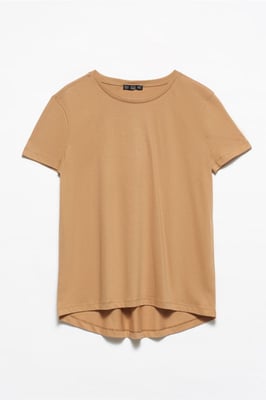 Dames Katoenen Crew Neck T-Shirt