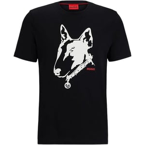 Hugo Unisex Hond voor Volwassenen T-Shirt (Zwart)