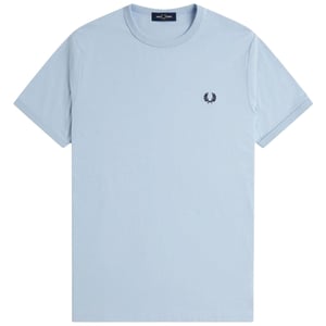 Fred Perry Ringer T-Shirt Light Smoke Blue