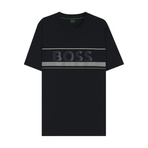 Boss Iconic Zone-T-shirt för män (Mörkgrå)
