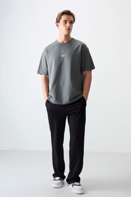 Oversized Geprinte Crew Neck T-shirt