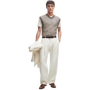 Boss Mens Lucid Crew Neck T-Shirt (Beige)