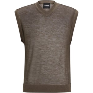 Boss Mens Lucid Crew Neck T-Shirt (Beige)