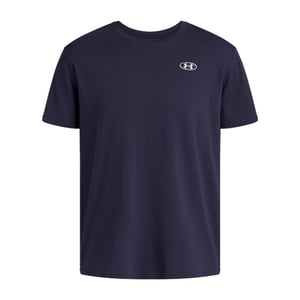Under Armour Heren Logo Zwaargewicht Los T-shirt (Blauw)
