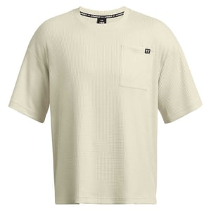 Under Armour Rival våffel-T-shirt för herrar (Vit)