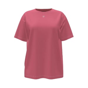 SikSilk Dames/Dames Effen Oversized T-shirt (Roze)