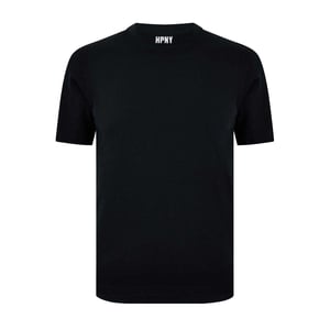 Heron Preston Heren Effen Crew Hals T-shirt (Zwart)