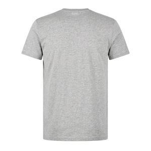 Lacoste Heren Pima Logo Lichtgewicht V Hals T-shirt (Zilvergrijs)