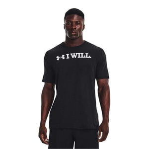 Under Armour Heren Ik Zal T-Shirt (Zwart)