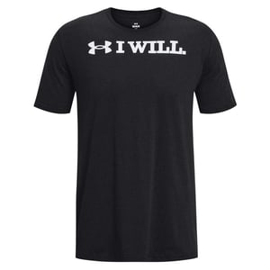 Under Armour Heren Ik Zal T-Shirt (Zwart)